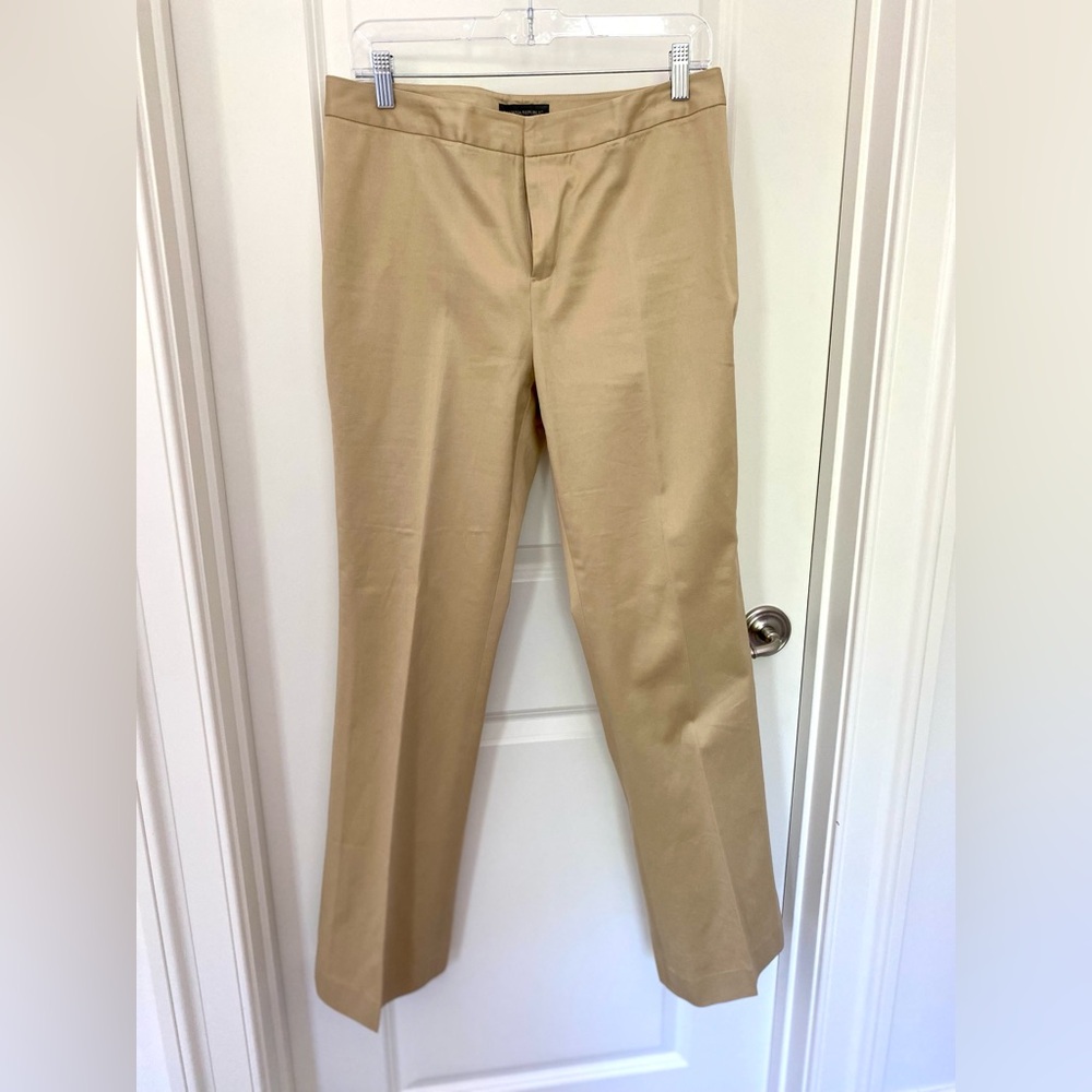 Banana Republic Gold Cream Sateen Pants Size 8 - They shine!